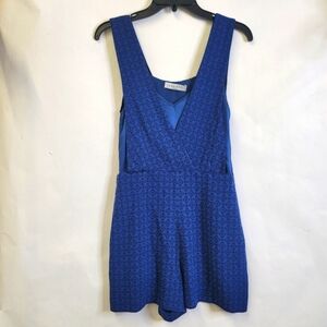 Sandro  aztec/boho  print silk lining romper